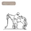 Roman Cavalryman, grooming horse