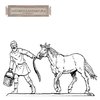 Roman Cavalryman, leading horse