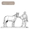 Römischer Kavallerist, Pferd präsentierend