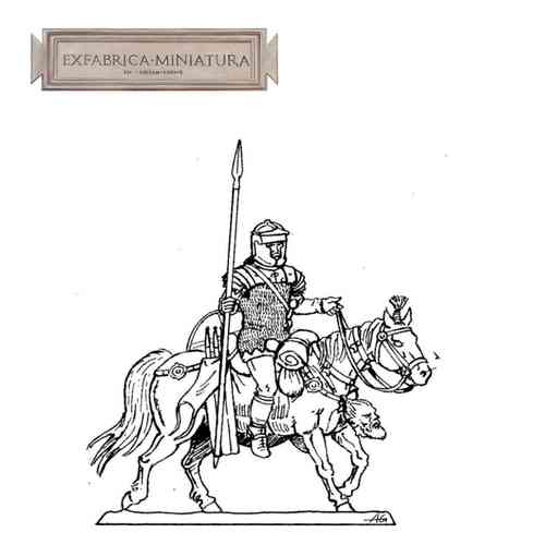 Römischer Kavallerist, aufgesessen