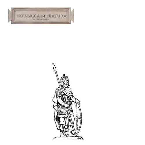 Roman cavalryman, dismounted