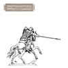 Roman cavalryman in attack